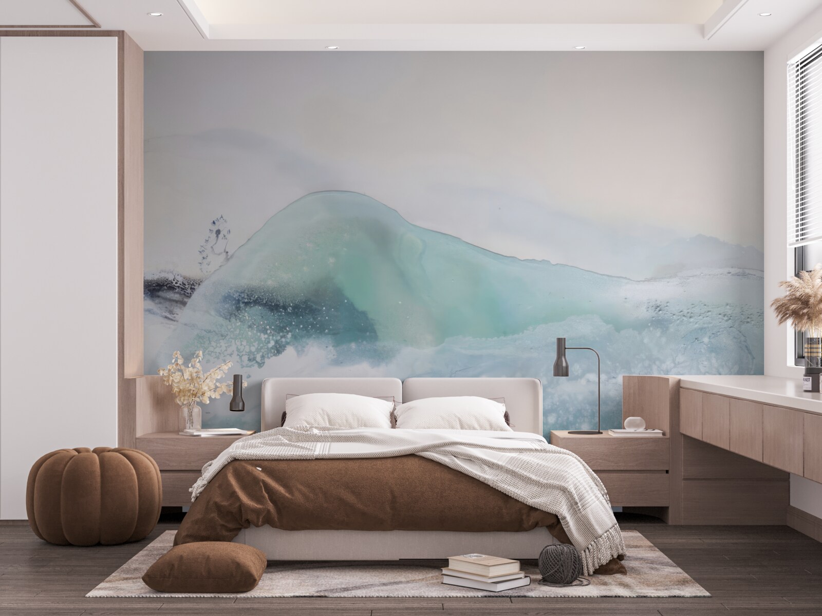 Fototapet o mare furtunoasă fără sfârșit