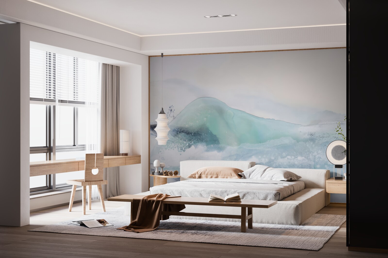 Fototapet o mare furtunoasă fără sfârșit