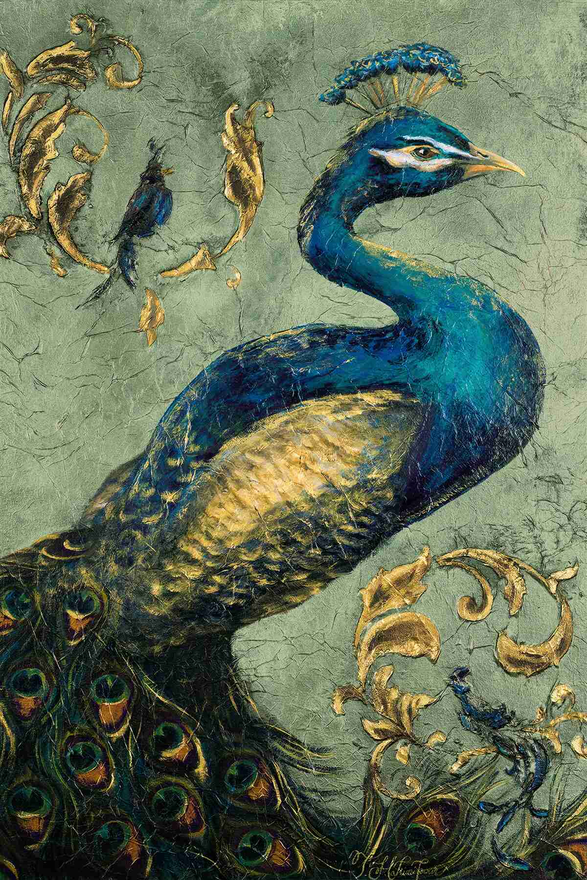 Fototapet păun uimitor de frumos