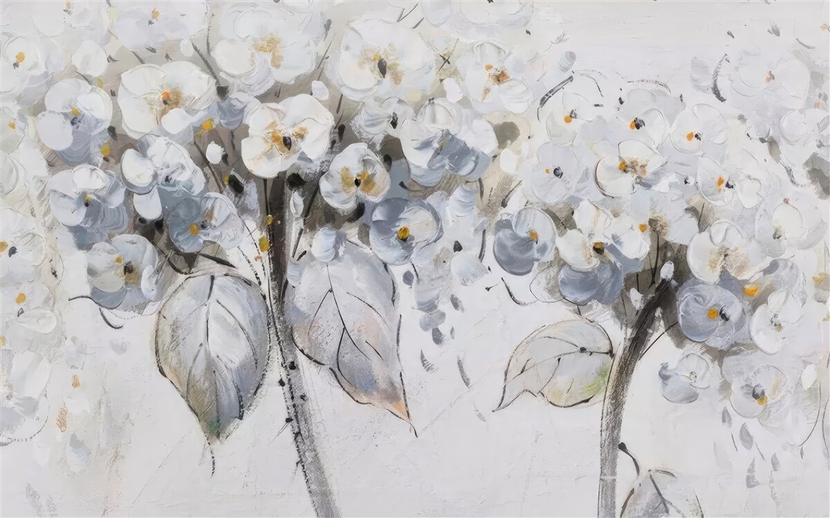 Fototapet a prezentat flori luminoase