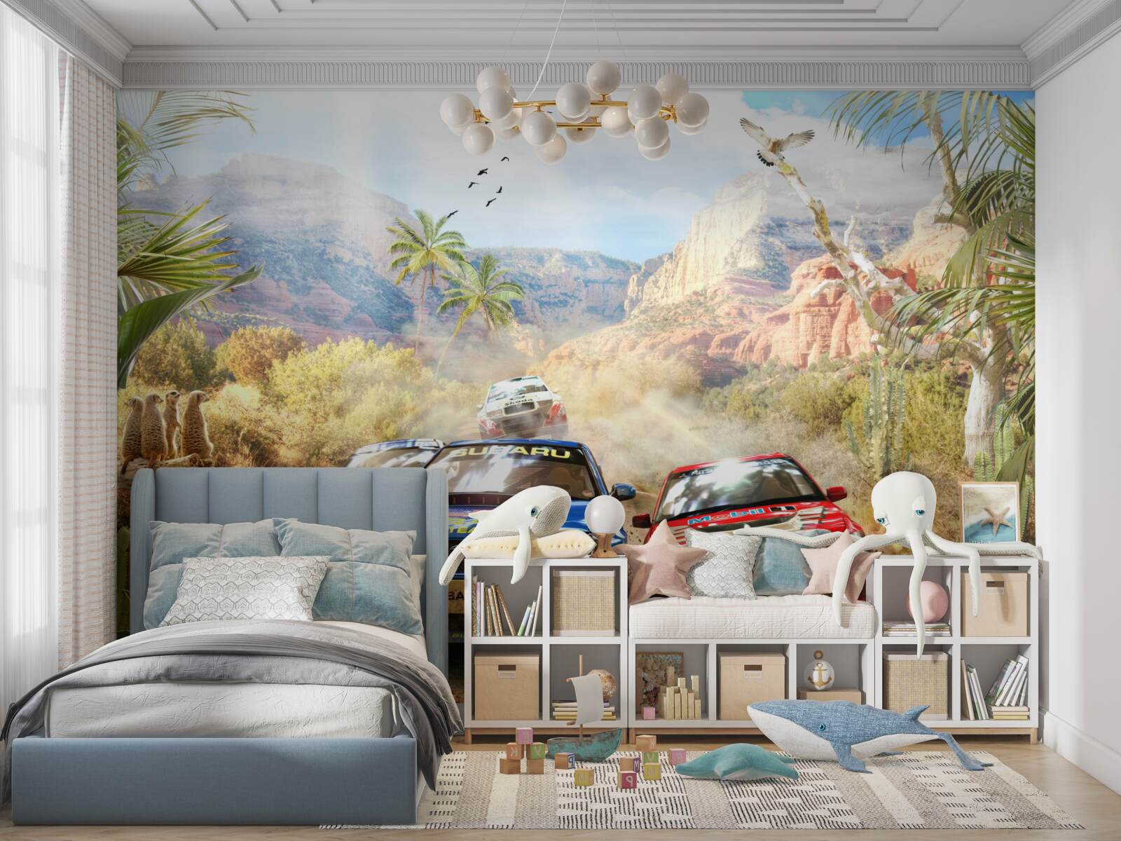 Fototapet curse în deșert