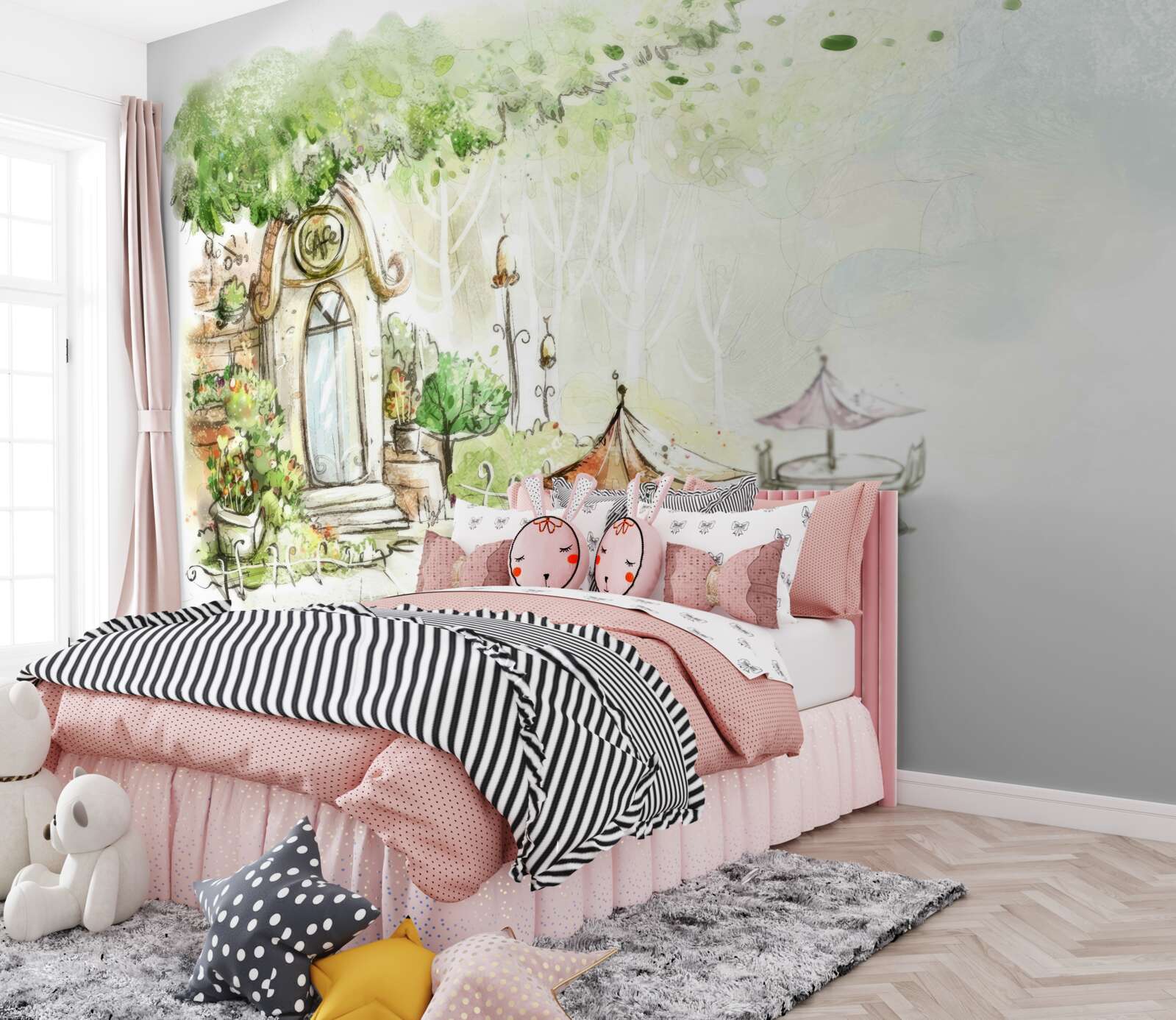 Fototapet curte vizibilă în fotografie