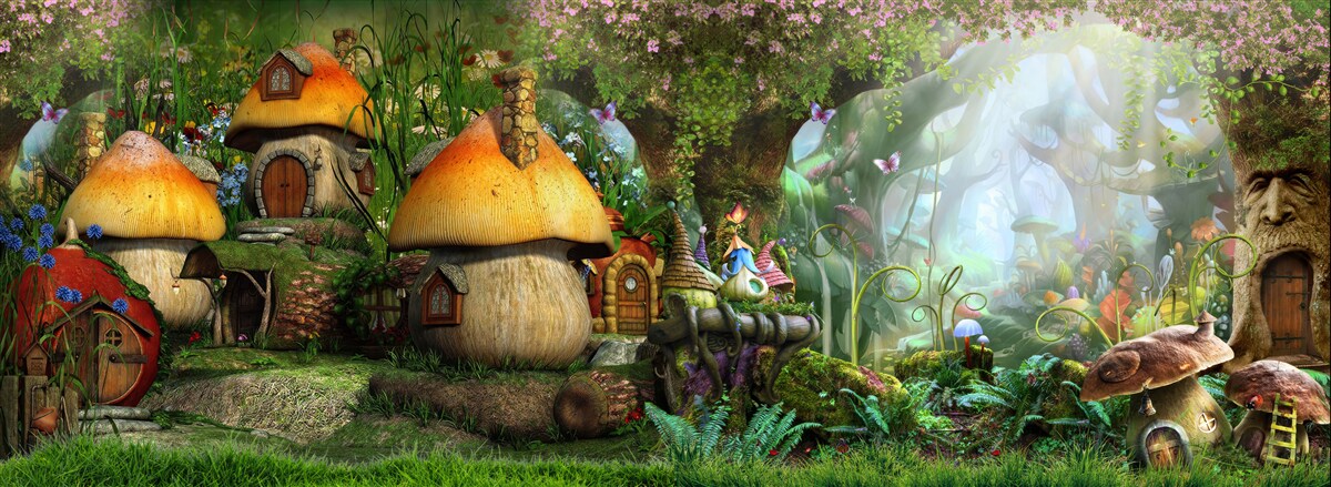 Fototapet sat de basm