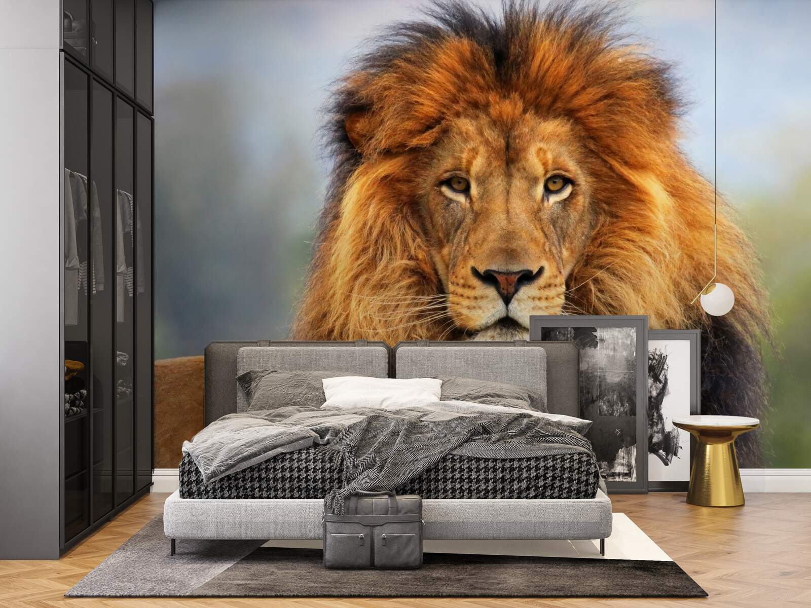 Fototapet imaginea unui leu