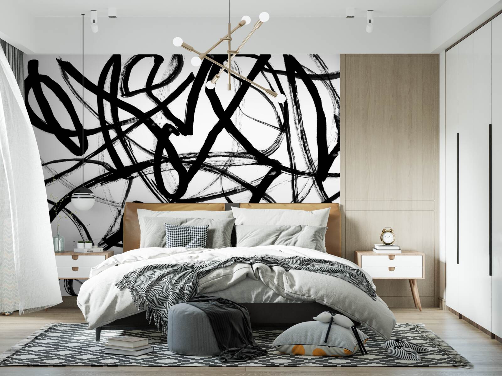 Fototapet vârtejuri întunecate