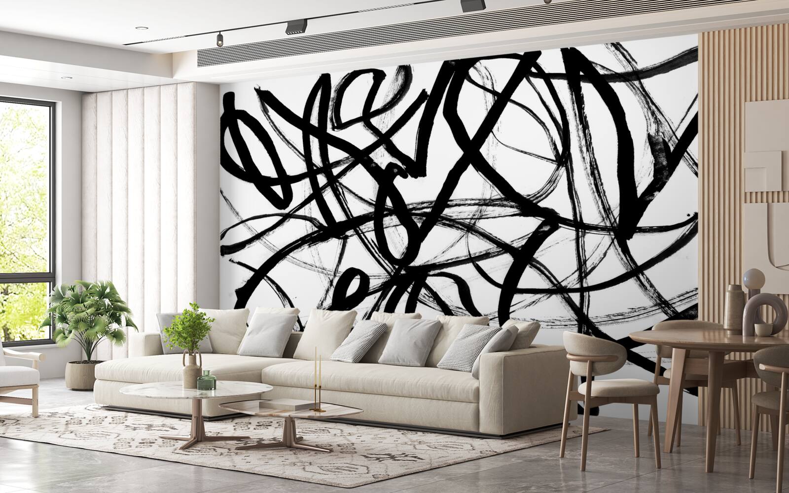 Fototapet vârtejuri întunecate