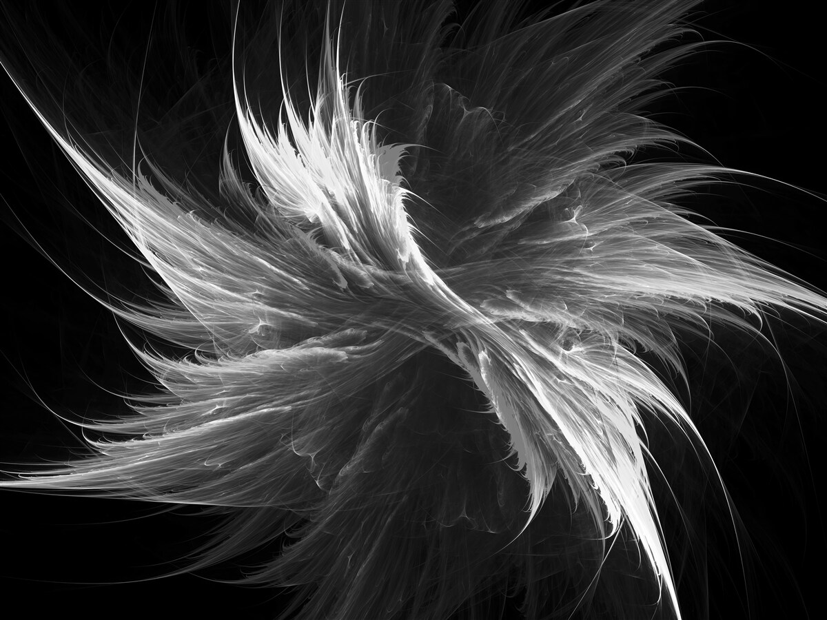 Fototapet fundal negru cu pete orbitoare