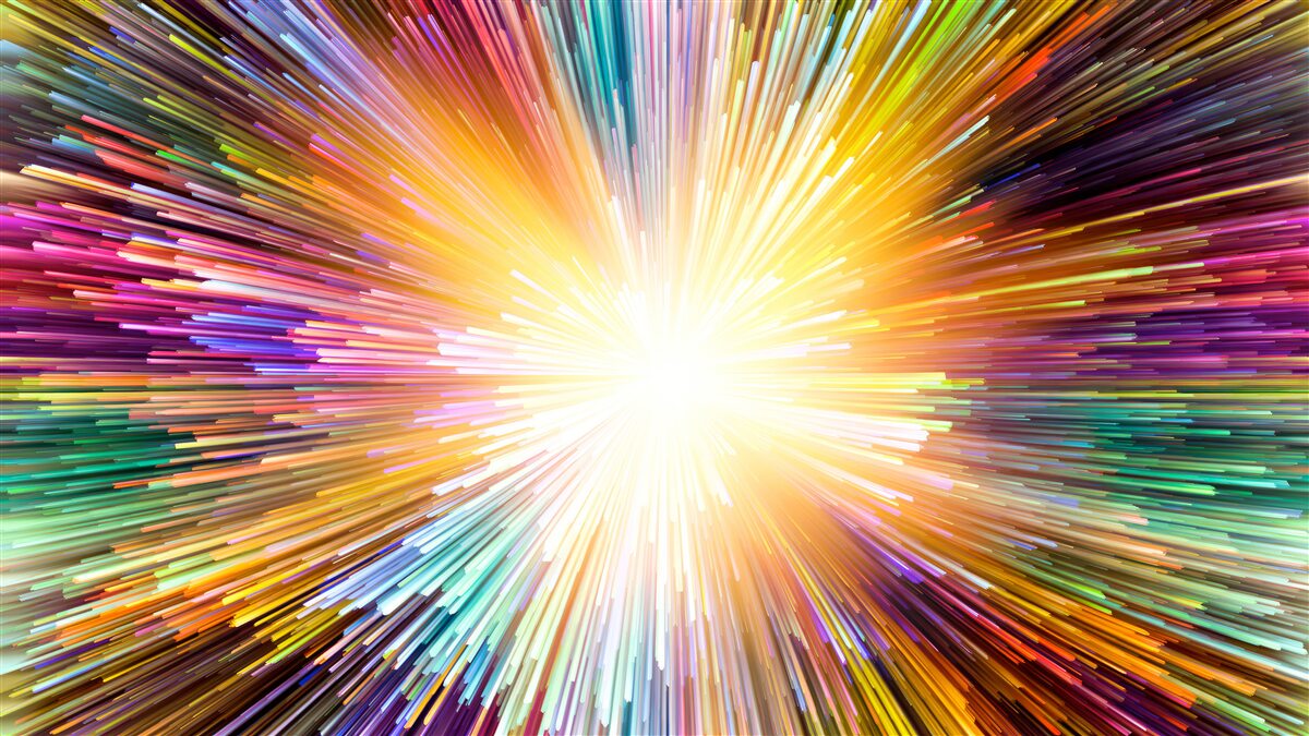 Fototapet sclipiri luminoase în culori diferite