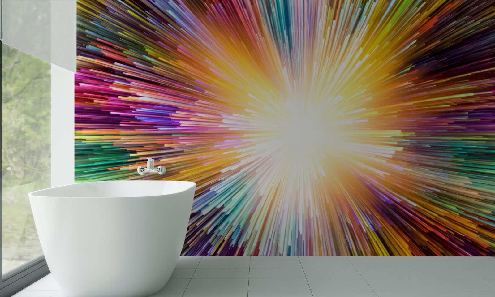 Fototapet sclipiri luminoase în culori diferite