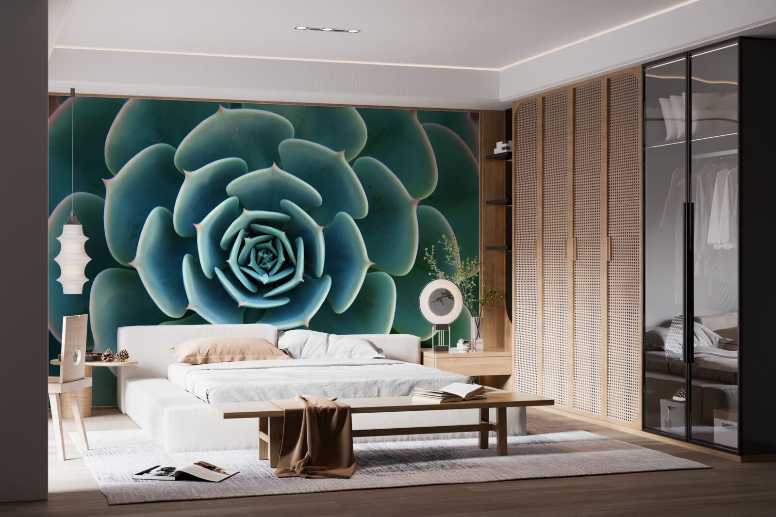 Fototapet imagine de aproape a unei suculente