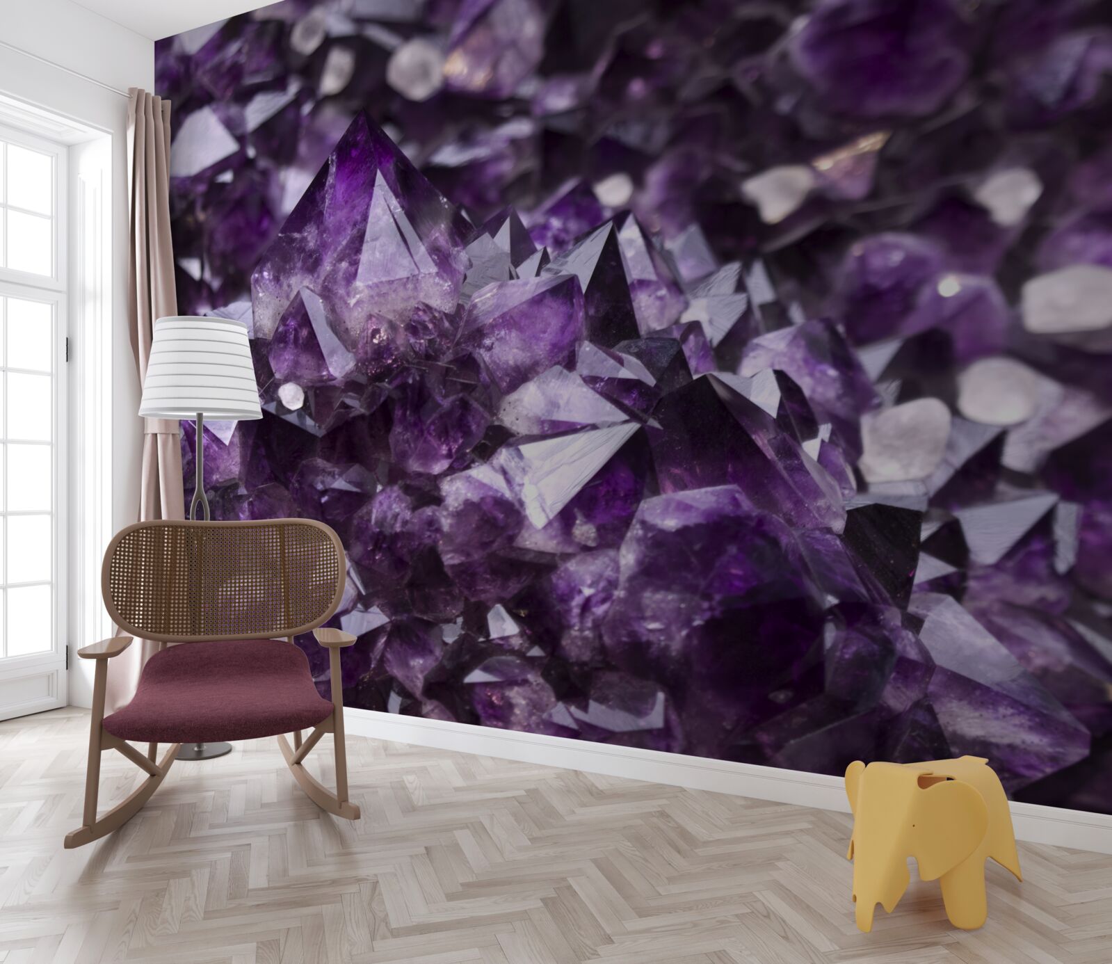 Fototapet cristale violet