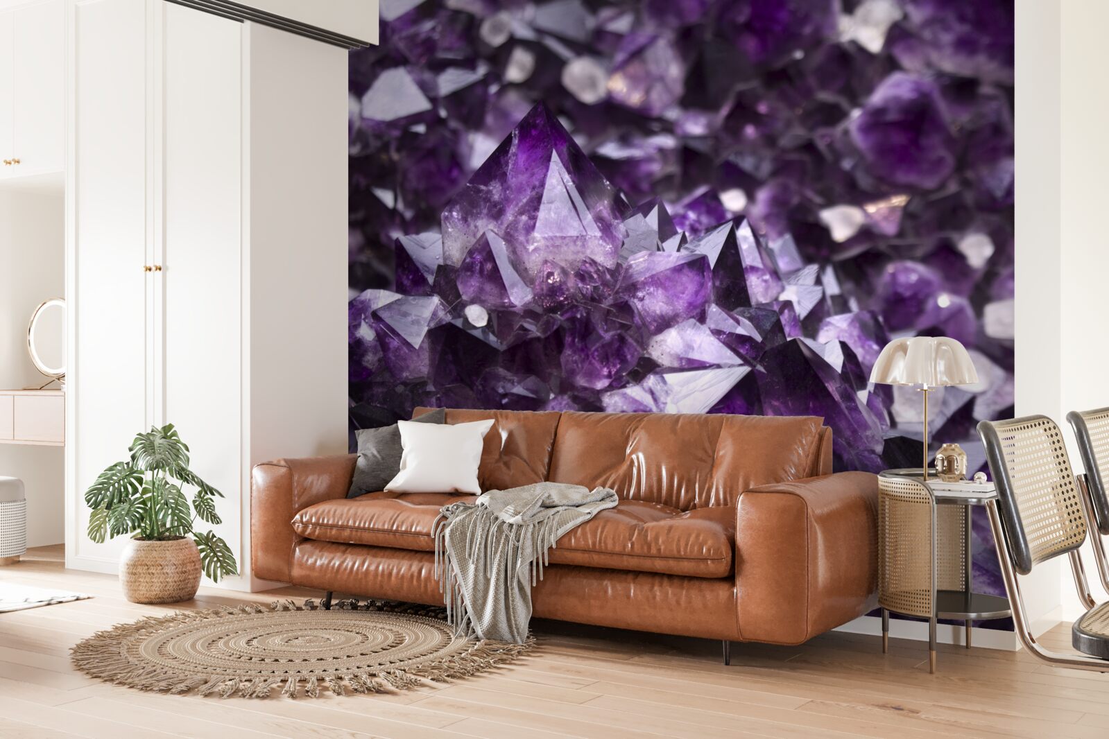 Fototapet cristale violet