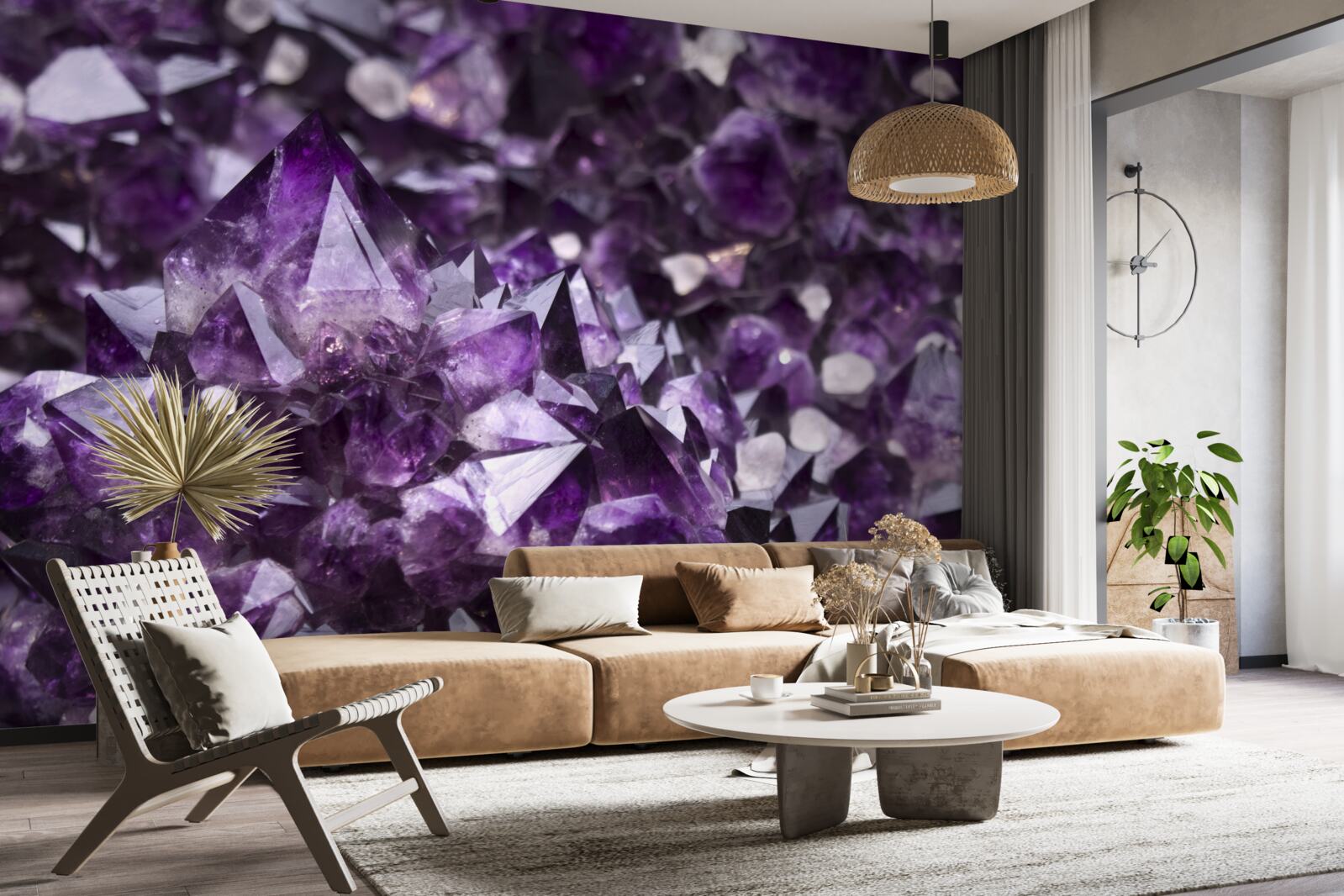 Fototapet cristale violet