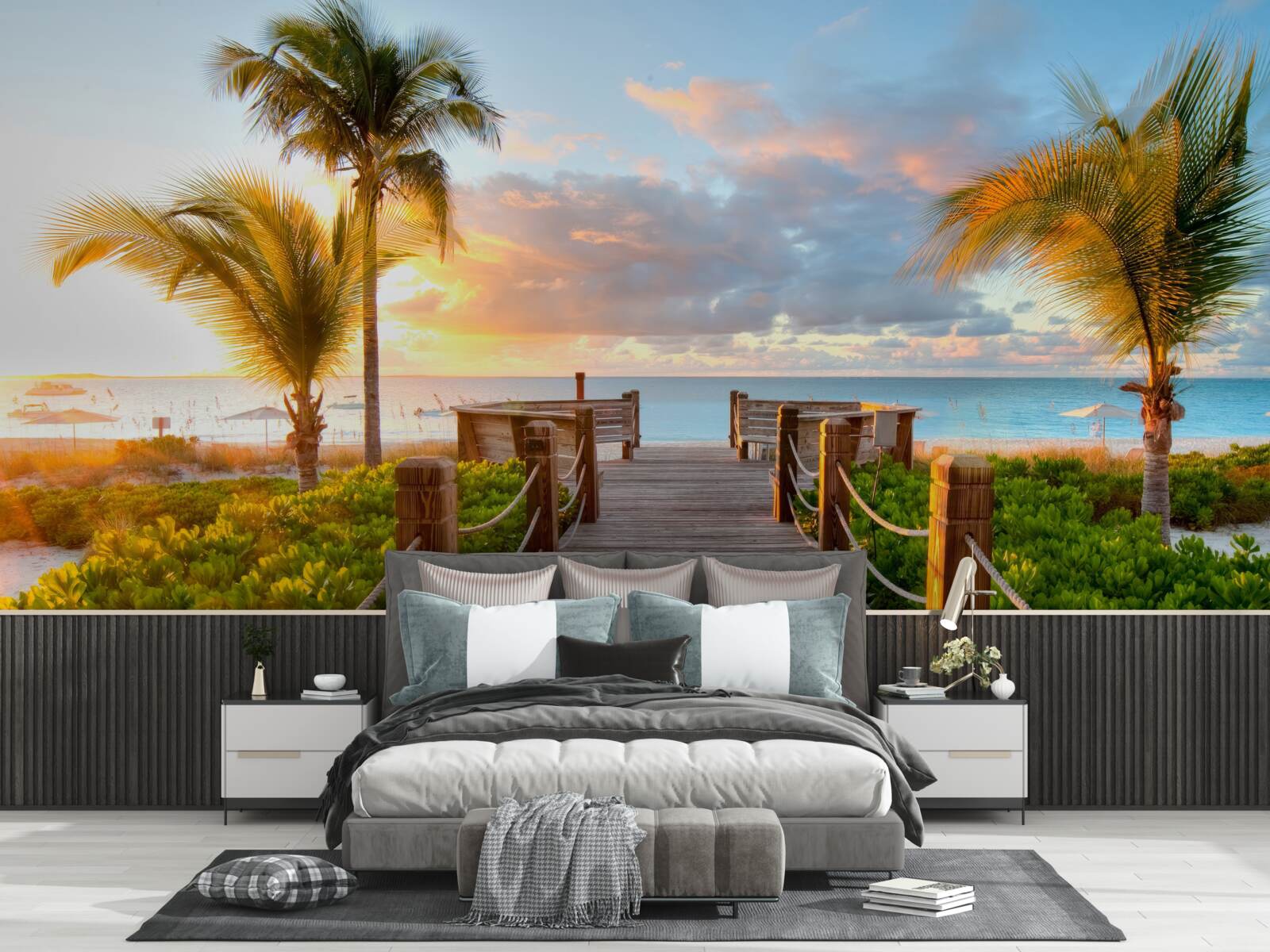 Fototapet pasaj care duce la mare