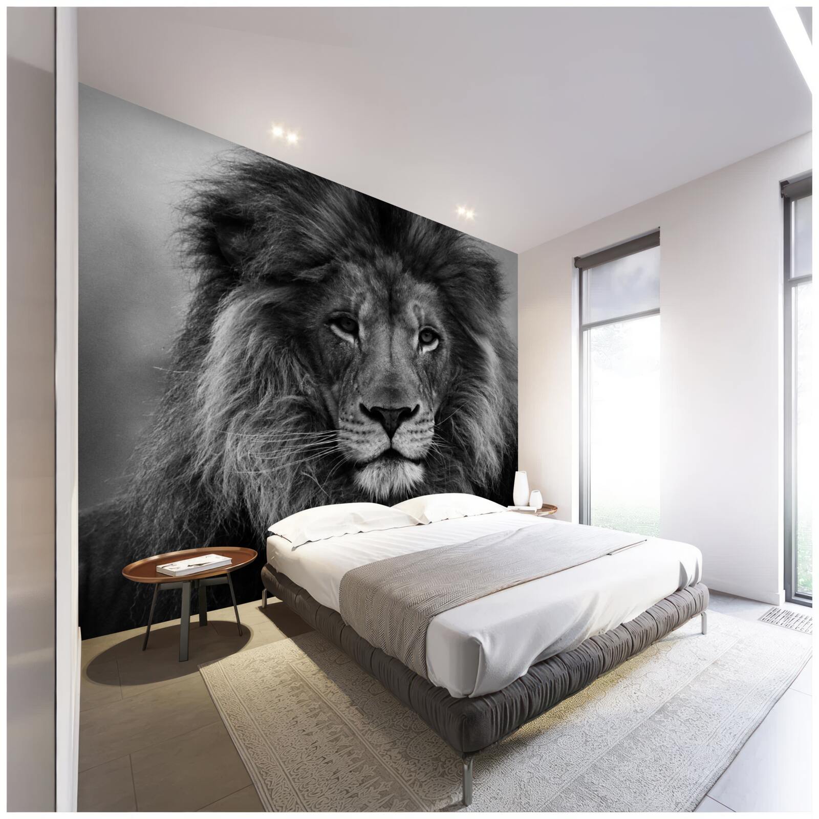 Fototapet imaginea unui leu matur