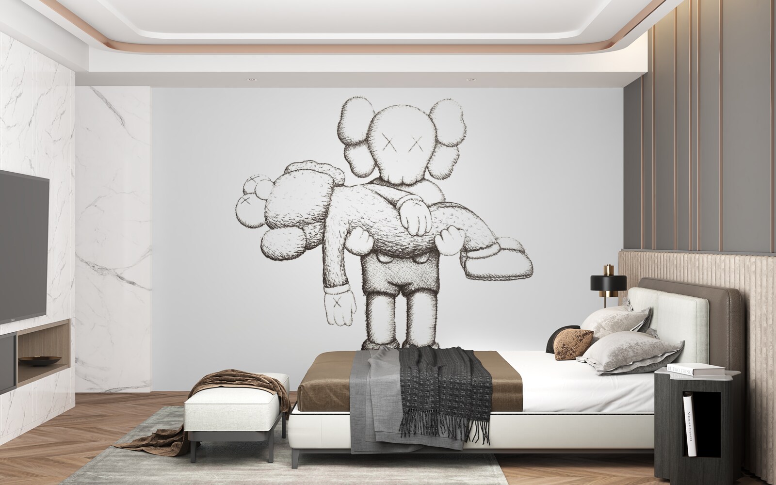 Fototapet creaturi neobișnuite care pretind a fi umane