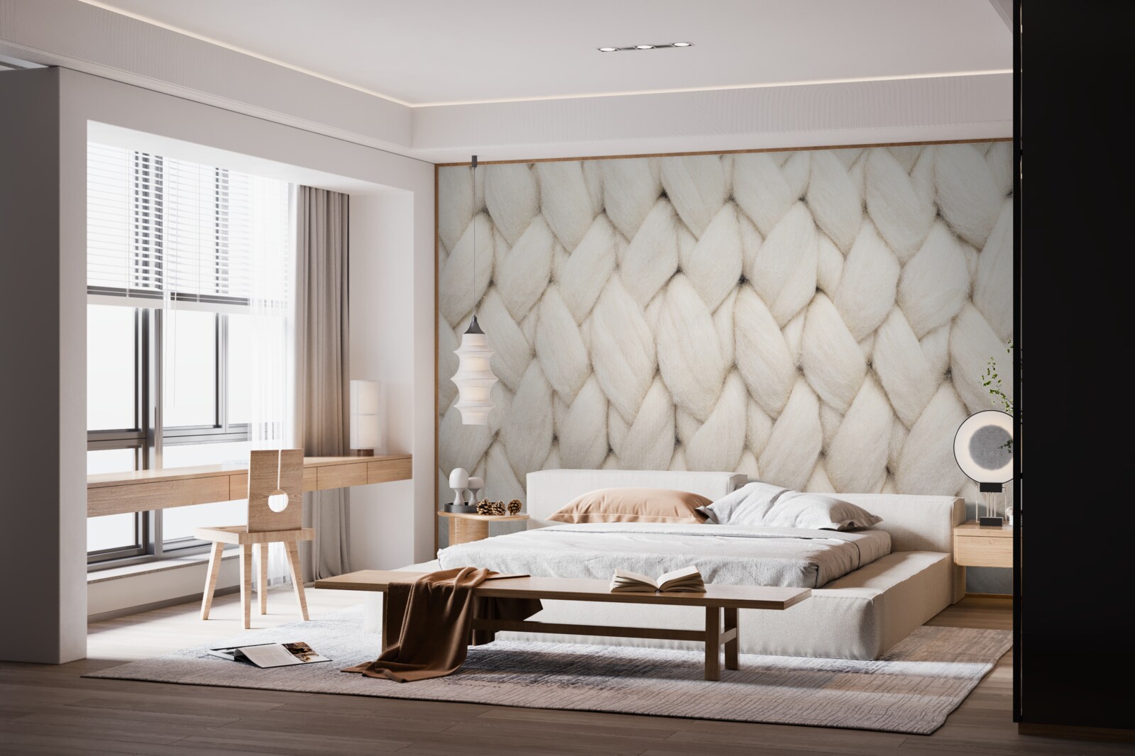 Fototapet țesere cu fir