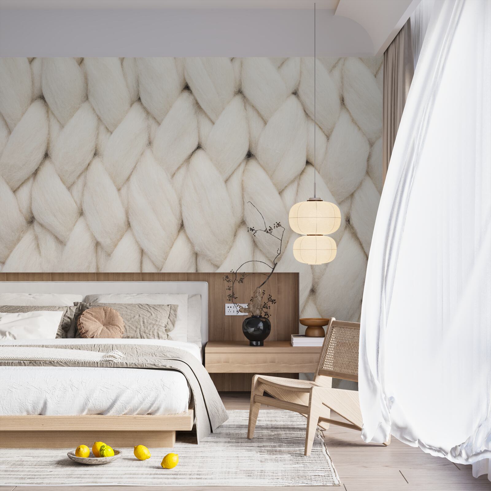 Fototapet țesere cu fir