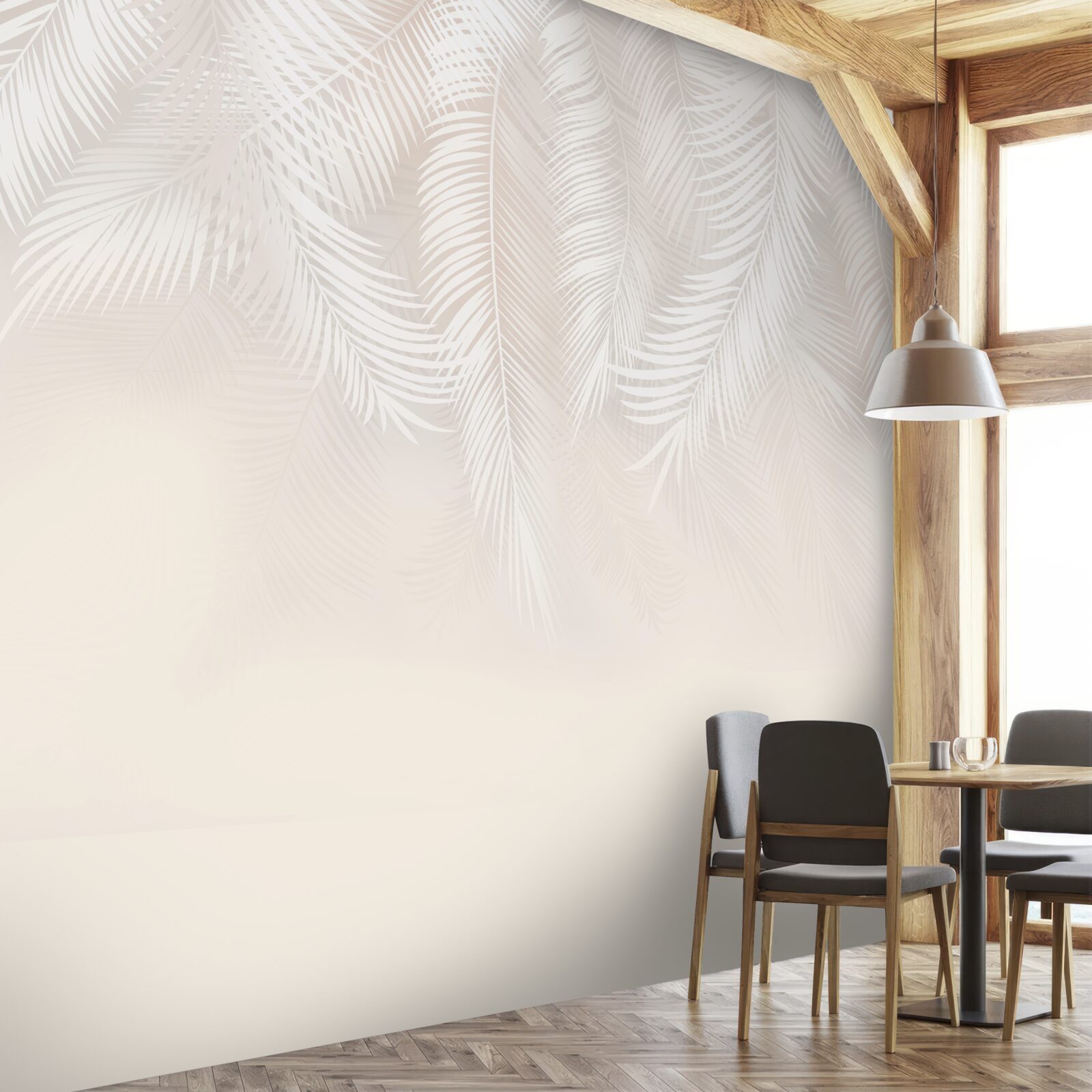 Fototapet plumaj ușor care curge în jos