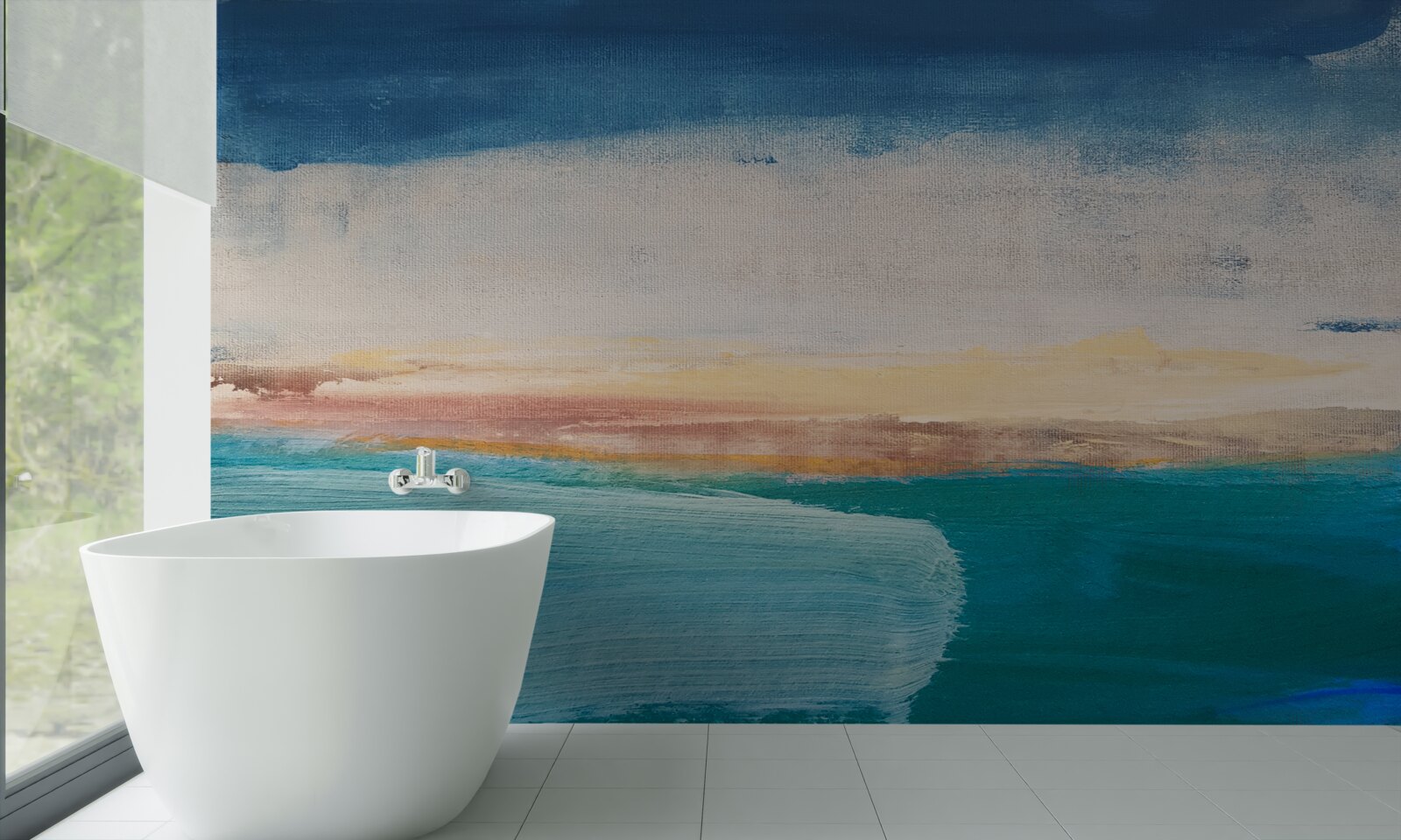 Fototapet lovituri de vopsea în culori diferite