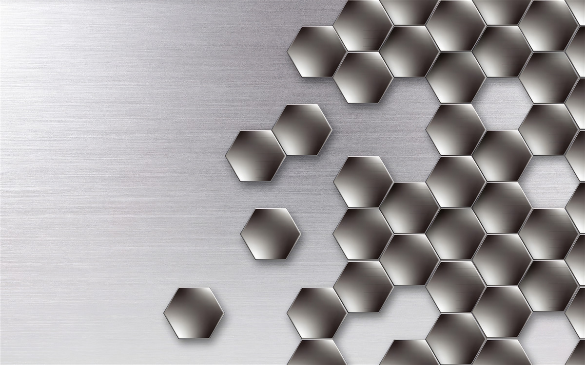 Fototapet hexagoane negre mici