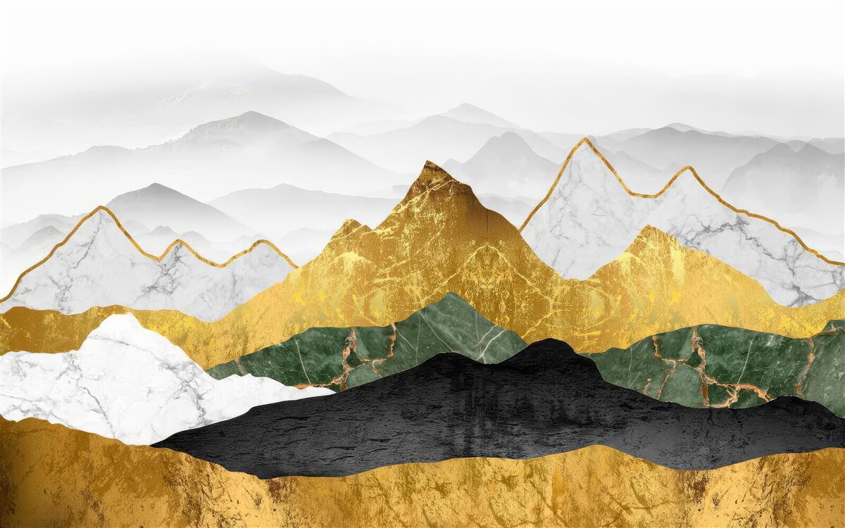 Fototapet dungi în culori diferite pe un fundal de marmură