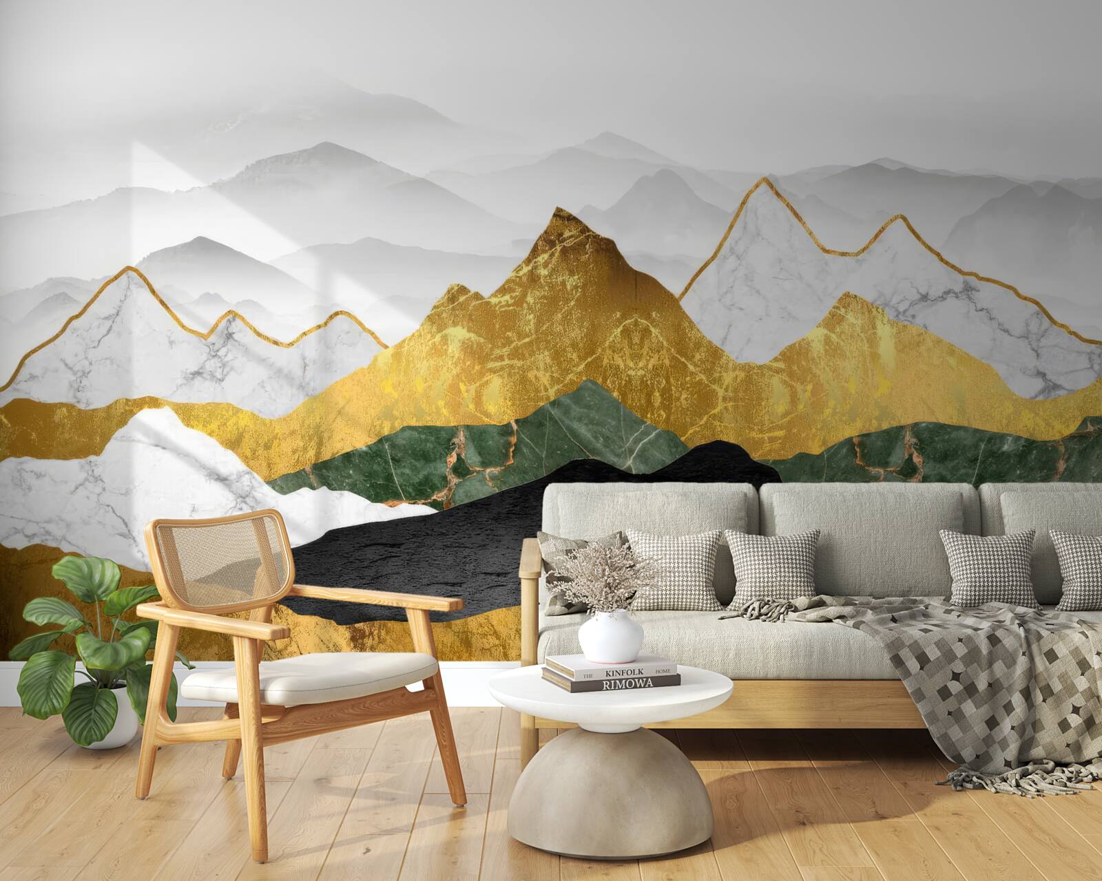 Fototapet dungi în culori diferite pe un fundal de marmură