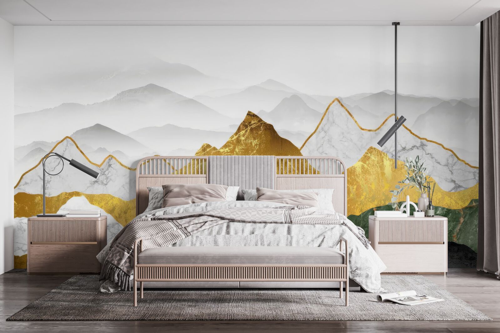 Fototapet dungi în culori diferite pe un fundal de marmură