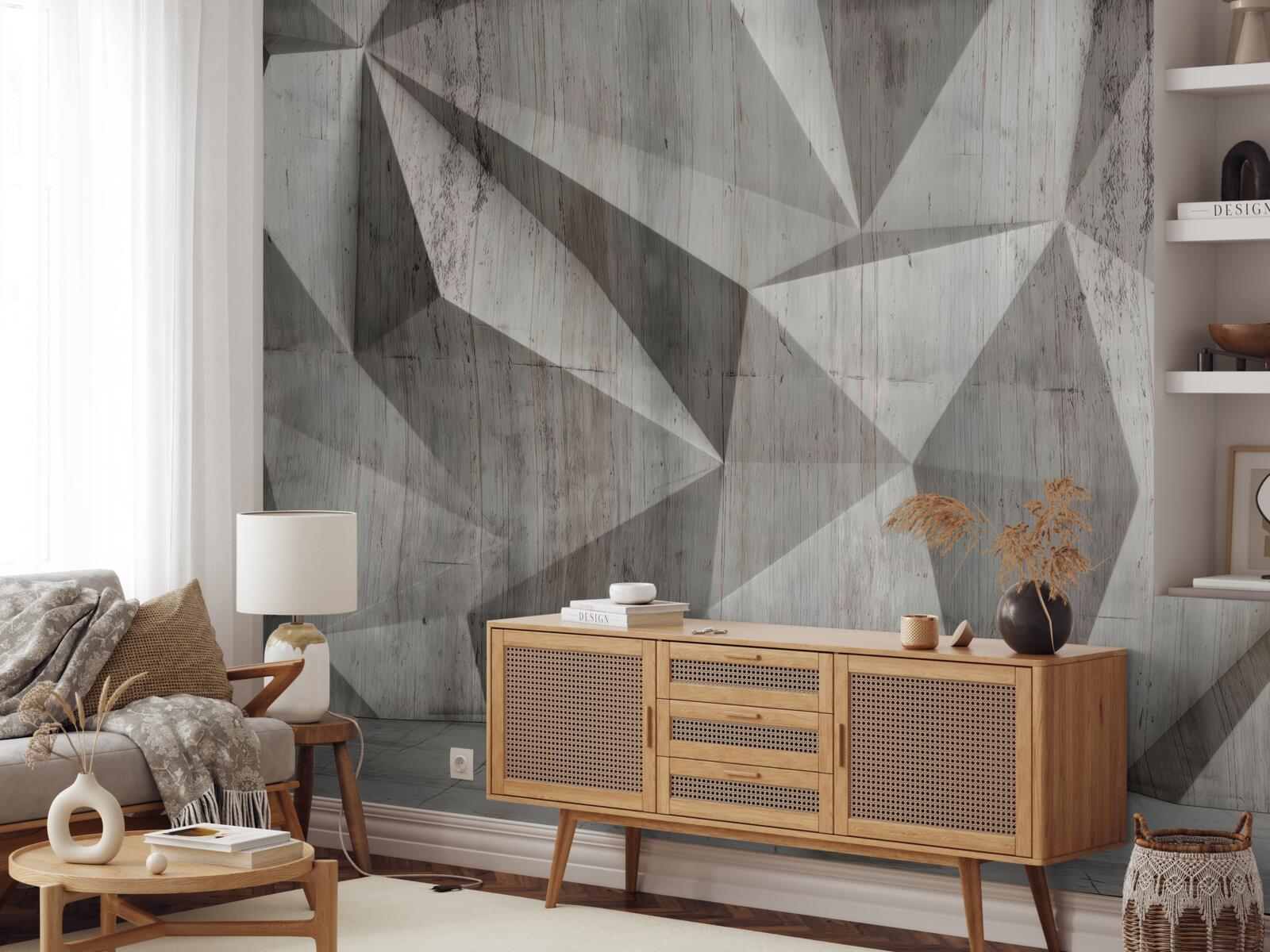 Fototapet suprafață cu forme geometrice convexe