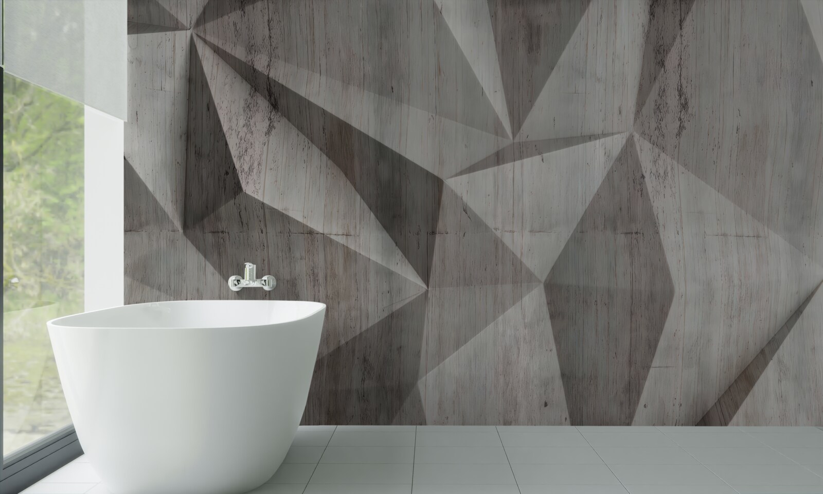 Fototapet suprafață cu forme geometrice convexe