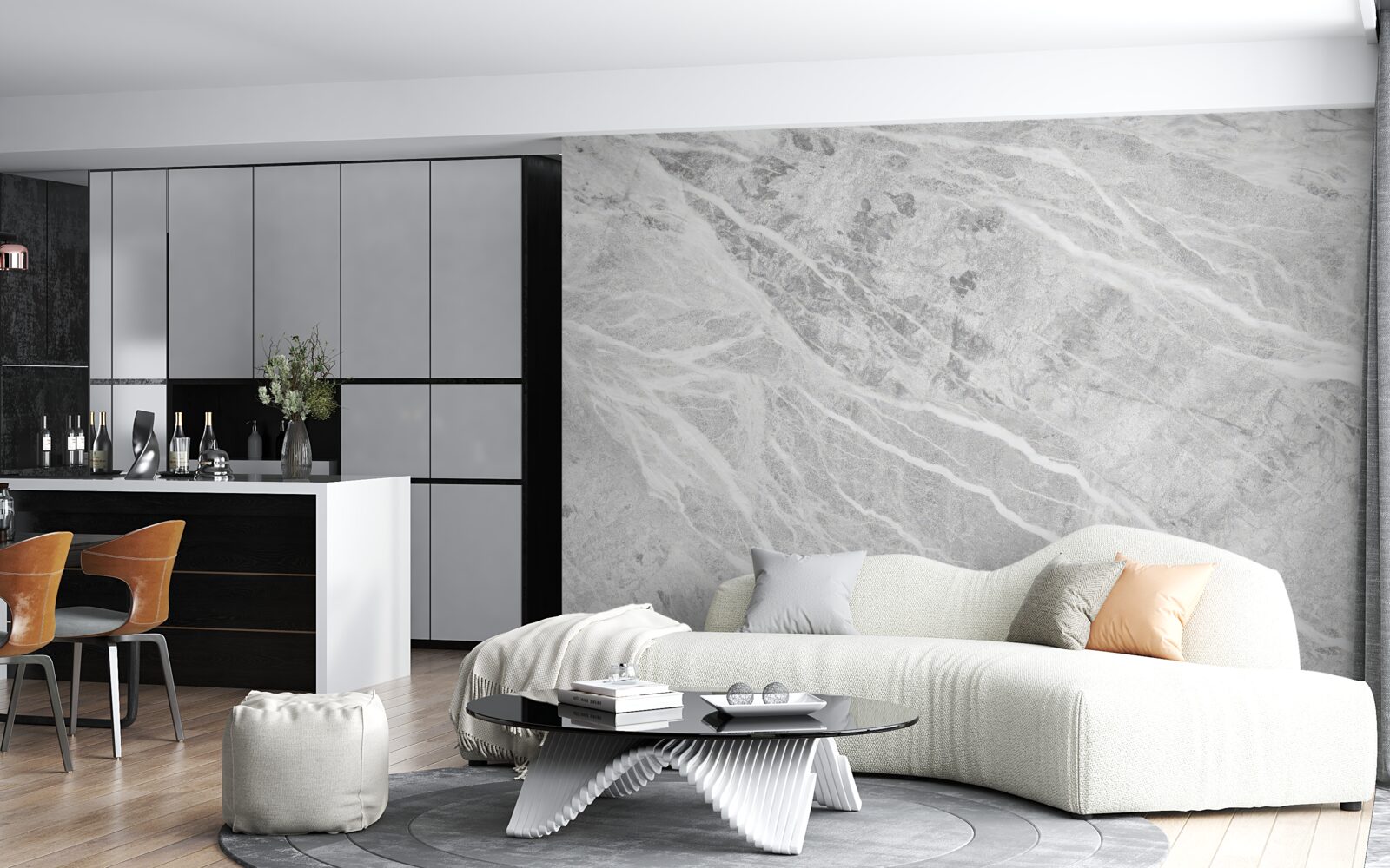 Fototapet fundal de marmură gri