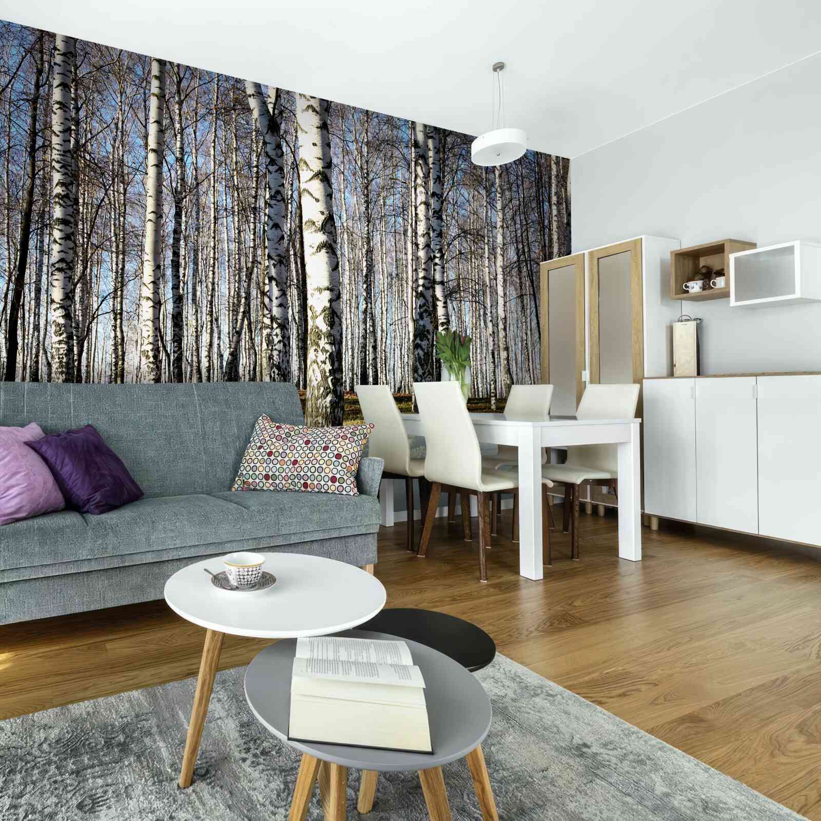 Fototapet frunzele au căzut din copaci