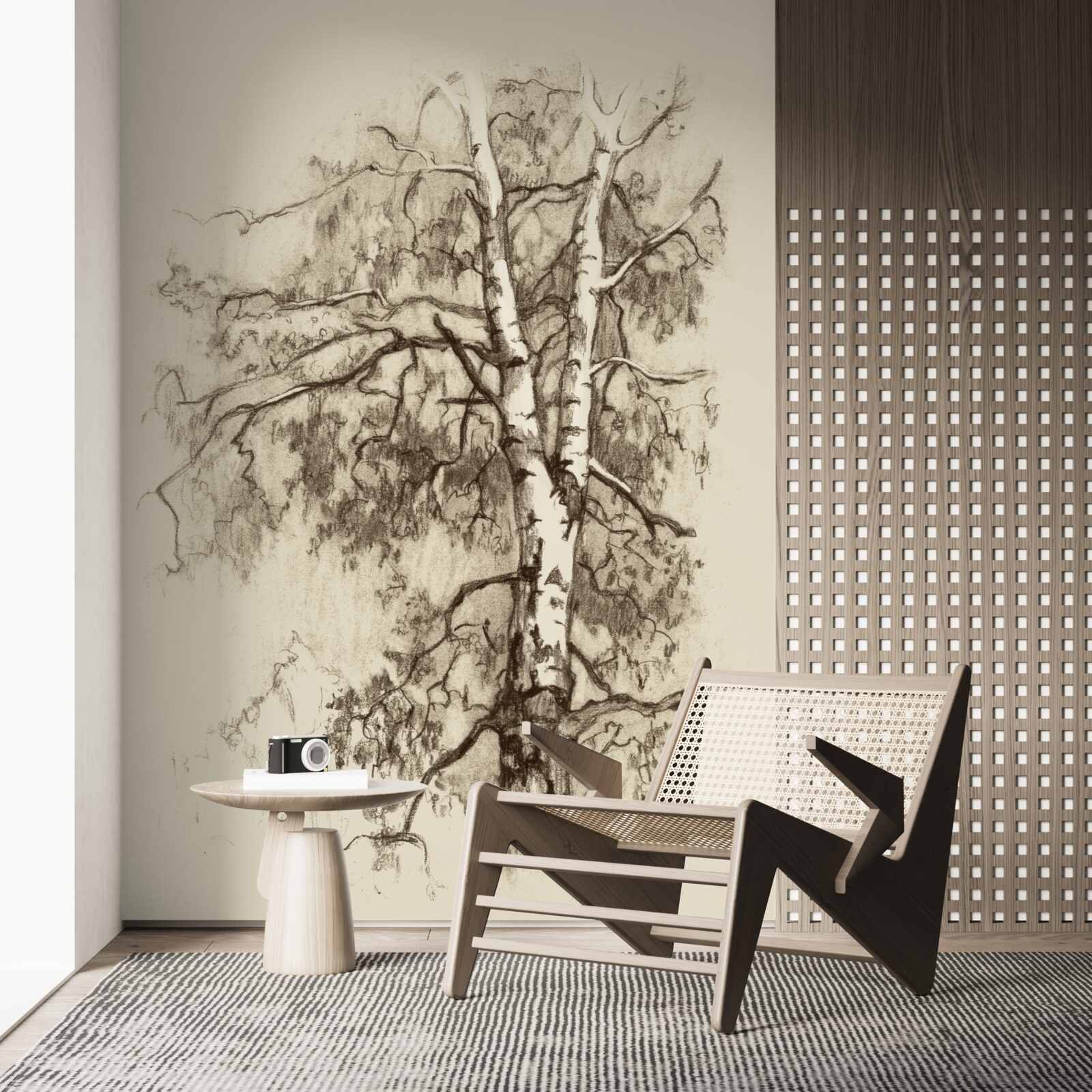 Fototapet mesteacăn în imagine