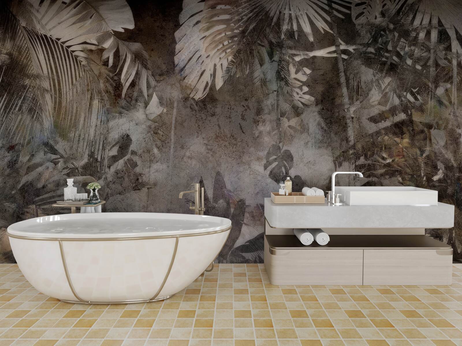 Fototapet fundal frunză