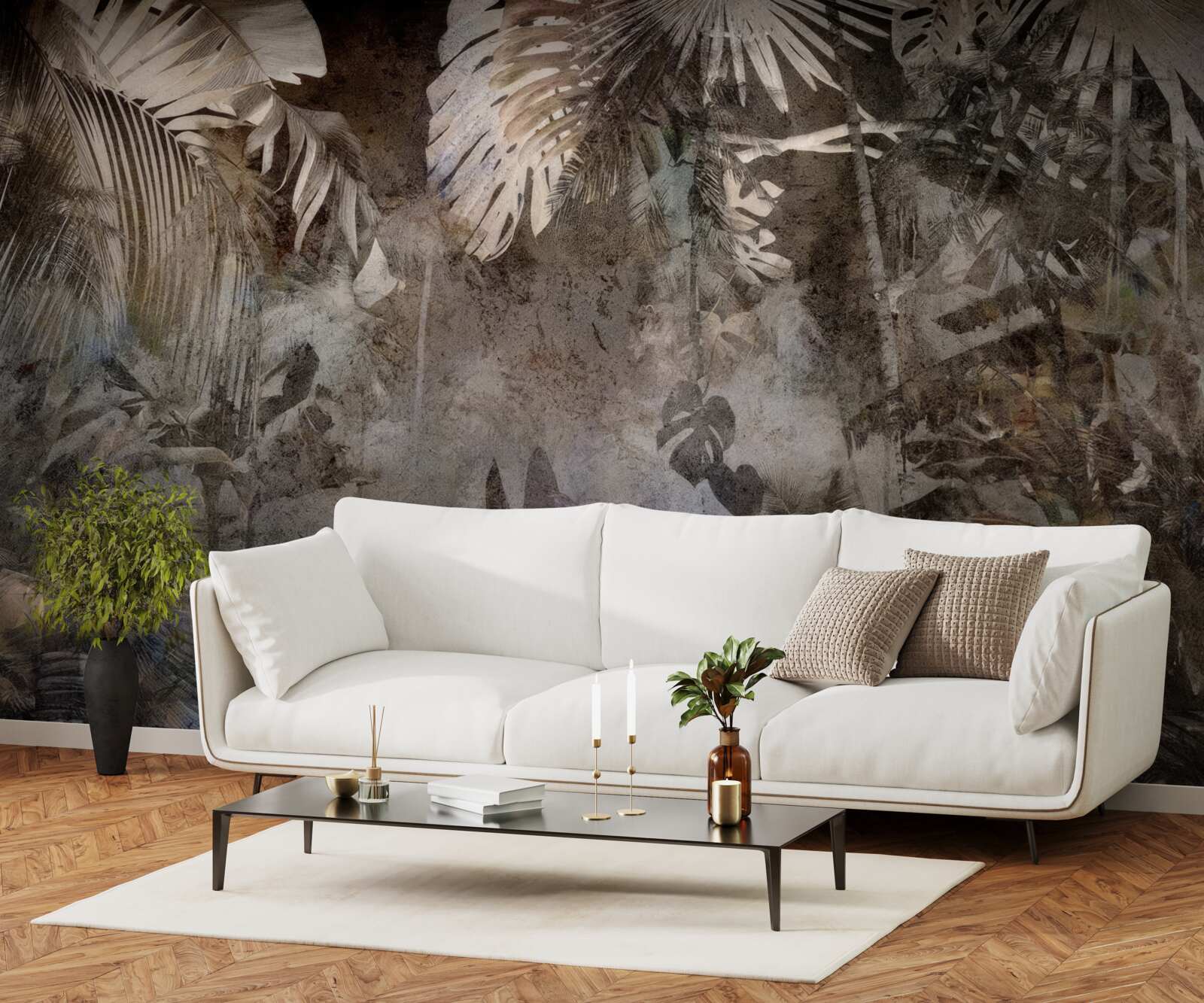 Fototapet fundal frunză