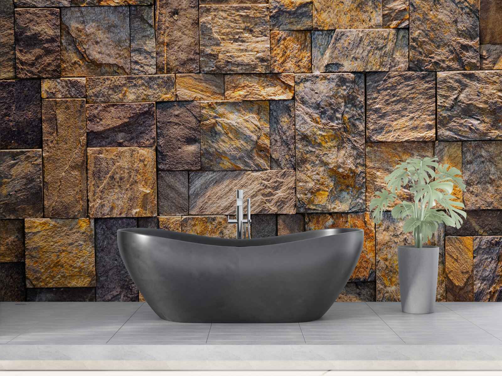 Fototapet figuri sub formă de dreptunghiuri și pătrate de diferite dimensiuni