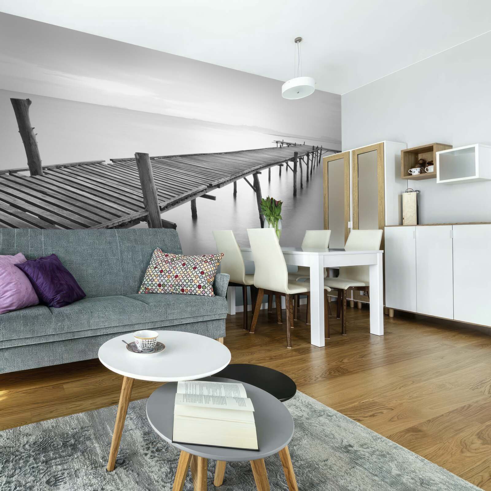 Fototapet pod plutitor lung