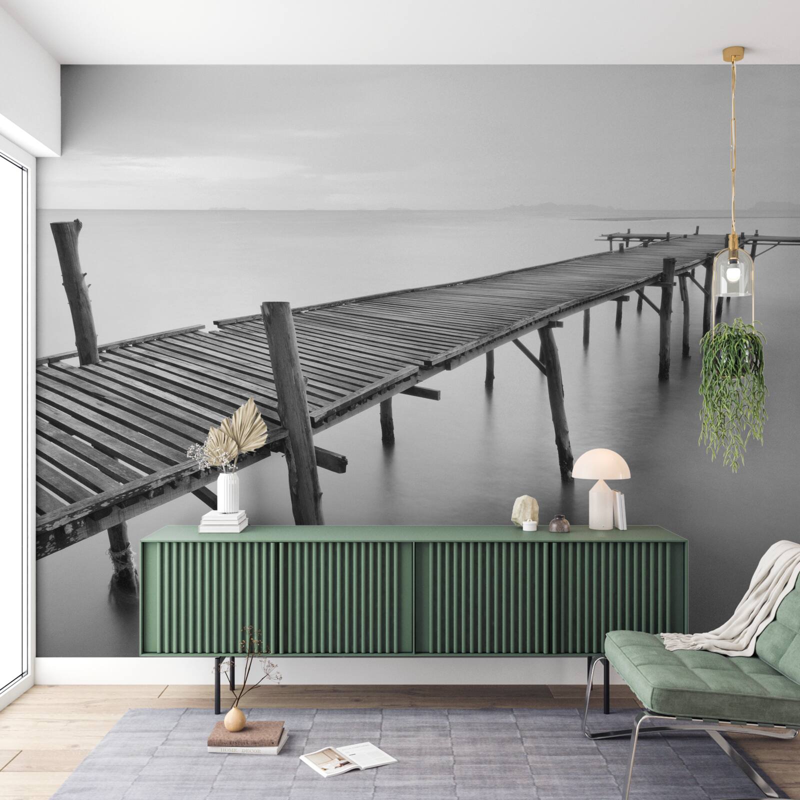 Fototapet pod plutitor lung