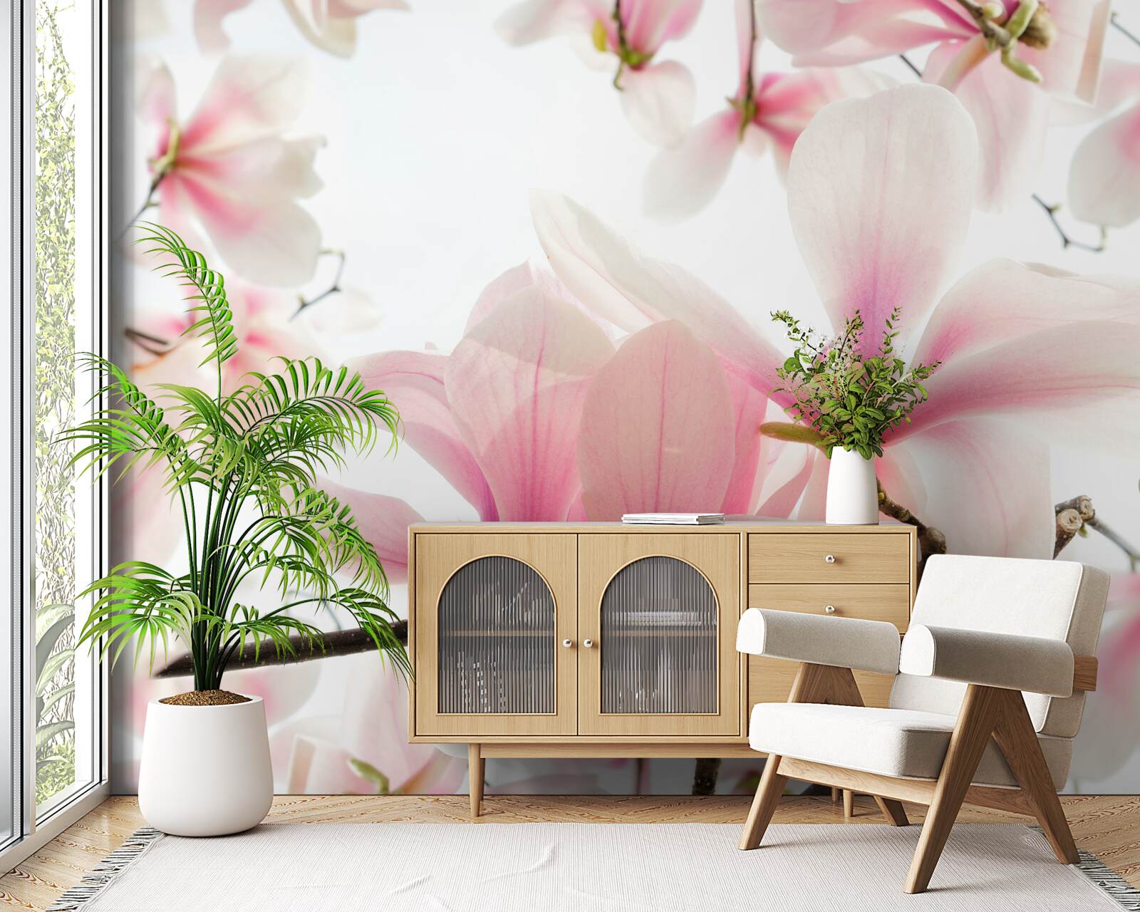 Fototapet magnolii în floare