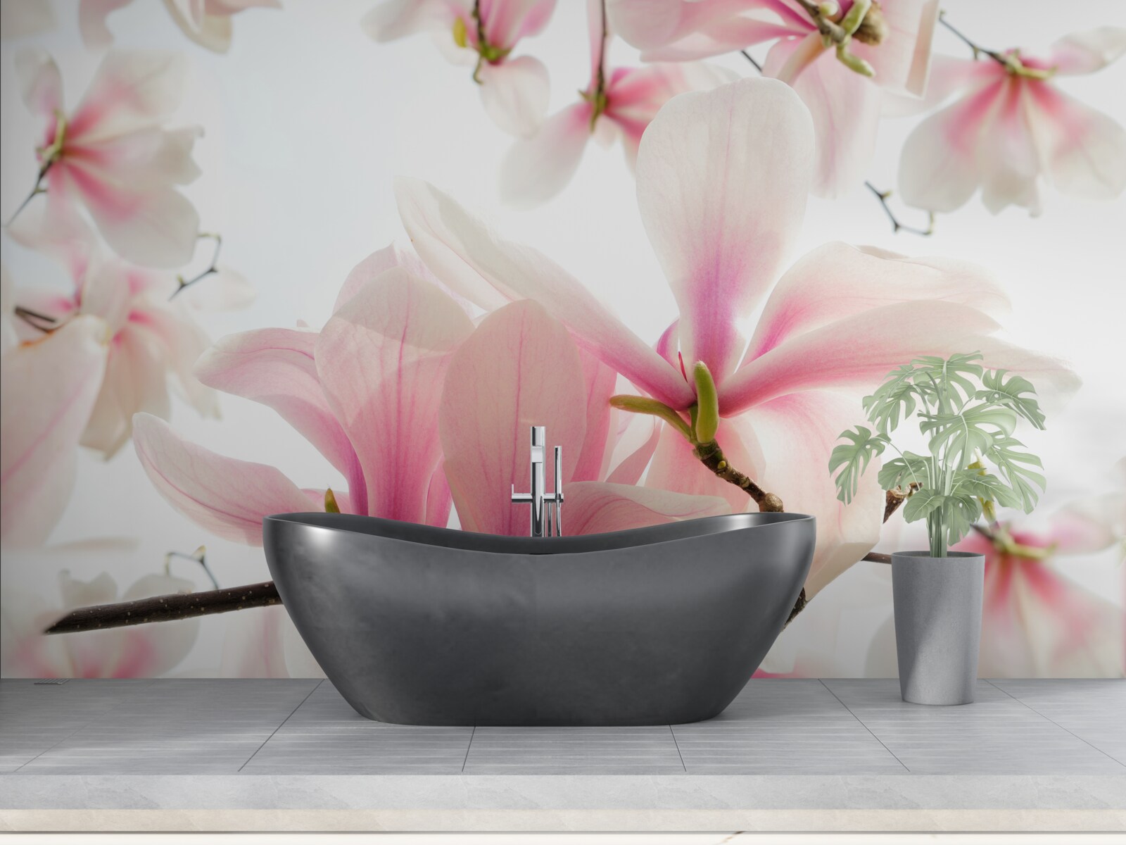 Fototapet magnolii în floare