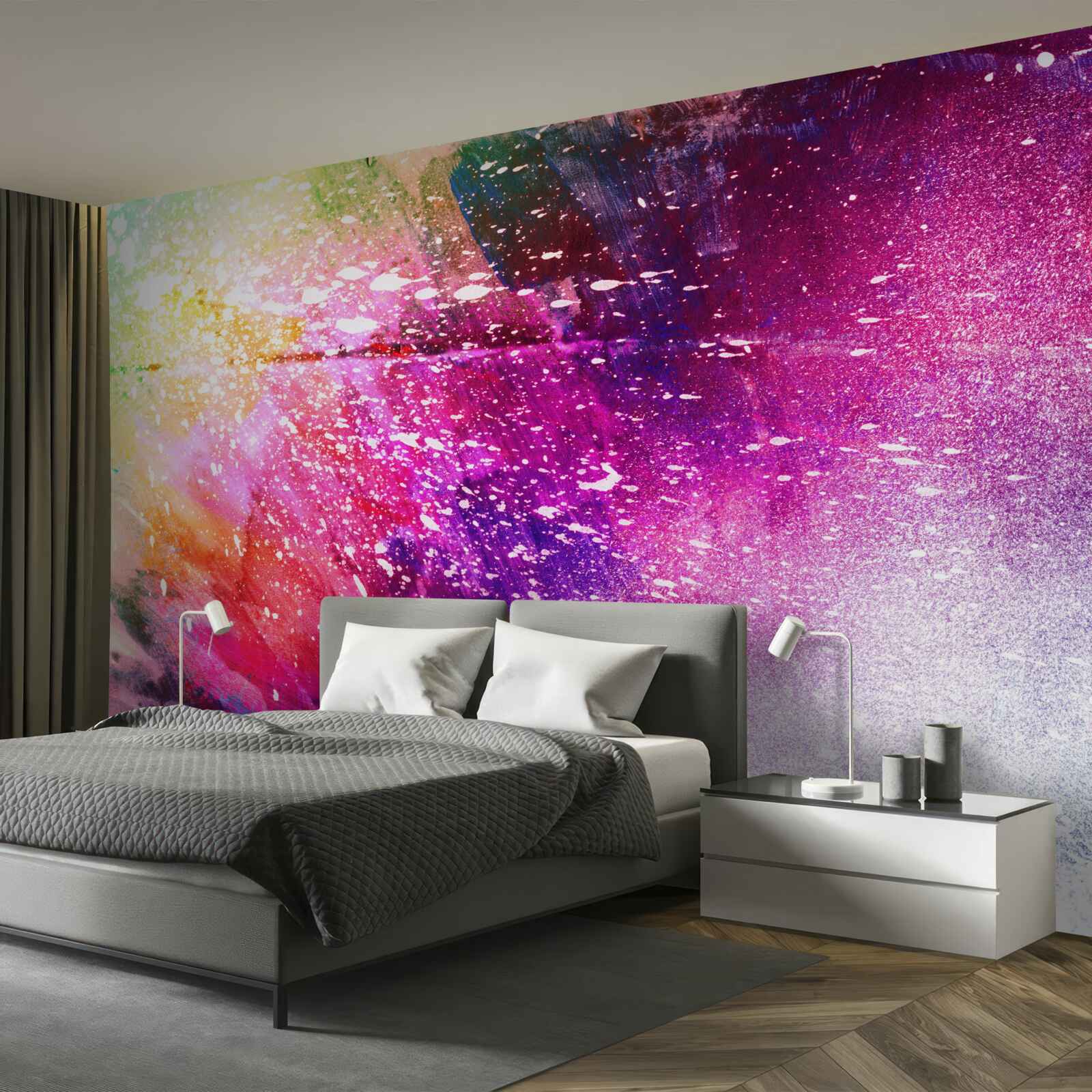 Fototapet fundal cu culori bogate și vii