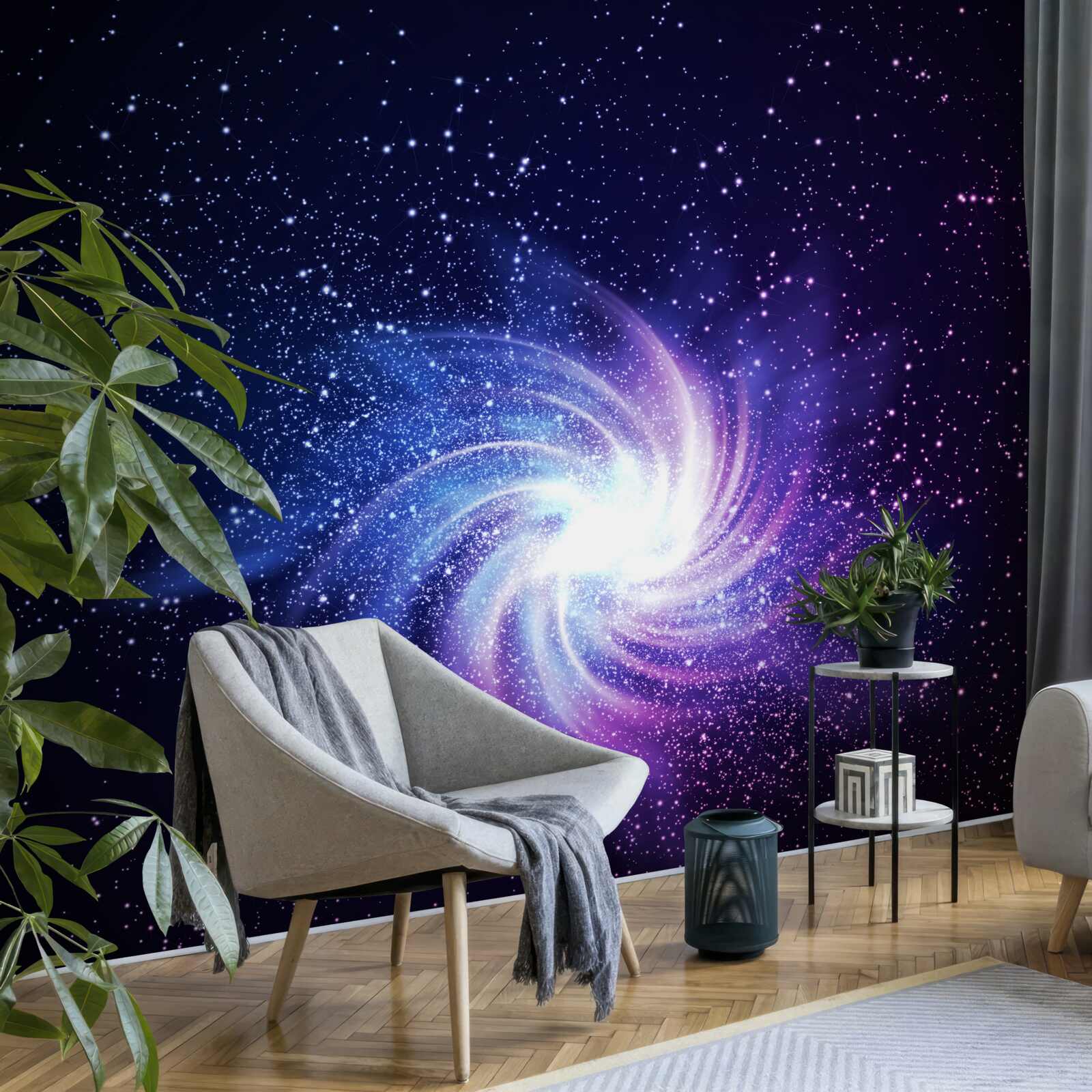 Fototapet un vortex în spațiu printre stele