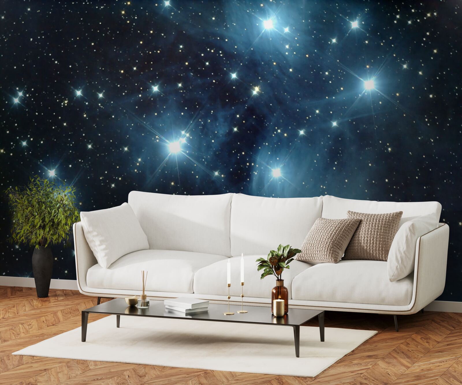 Fototapet un cer presărat cu stele