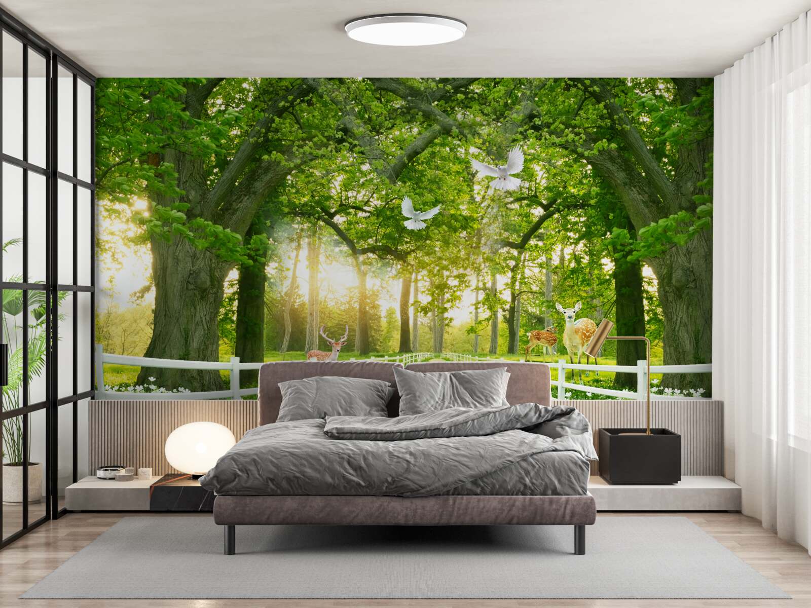 Fototapet o cale pentru plimbări romantice