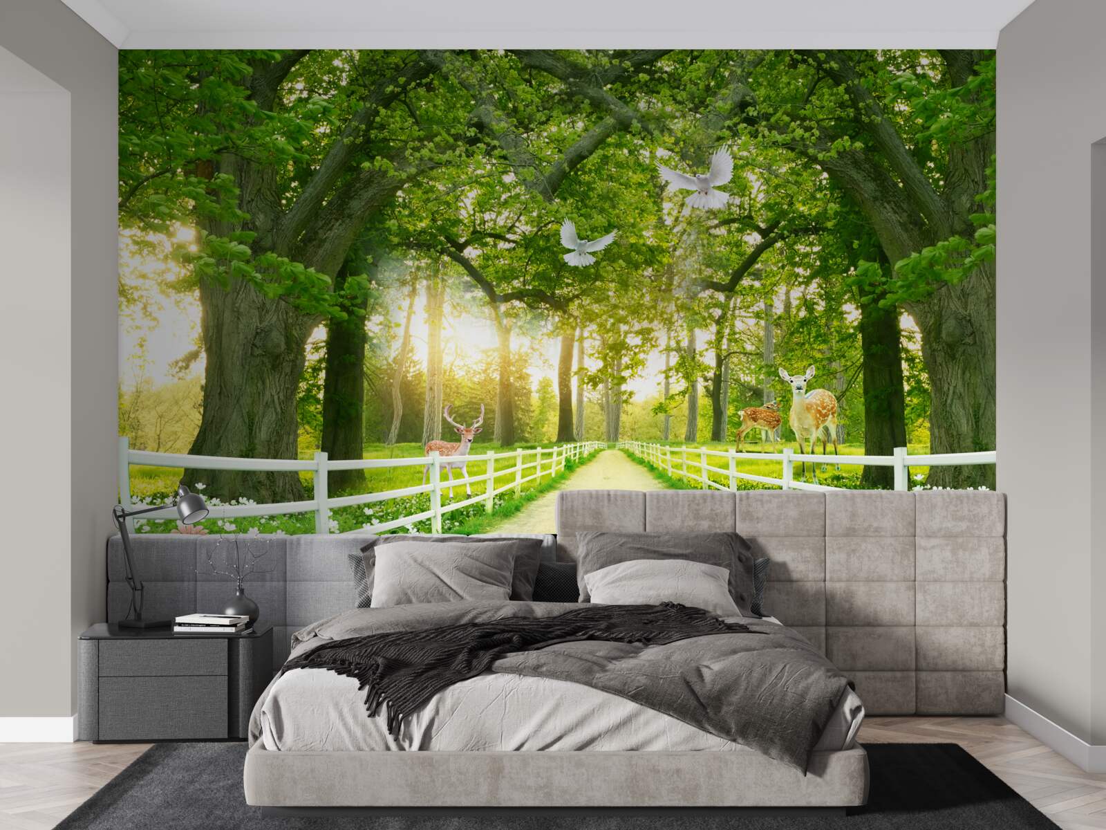 Fototapet o cale pentru plimbări romantice