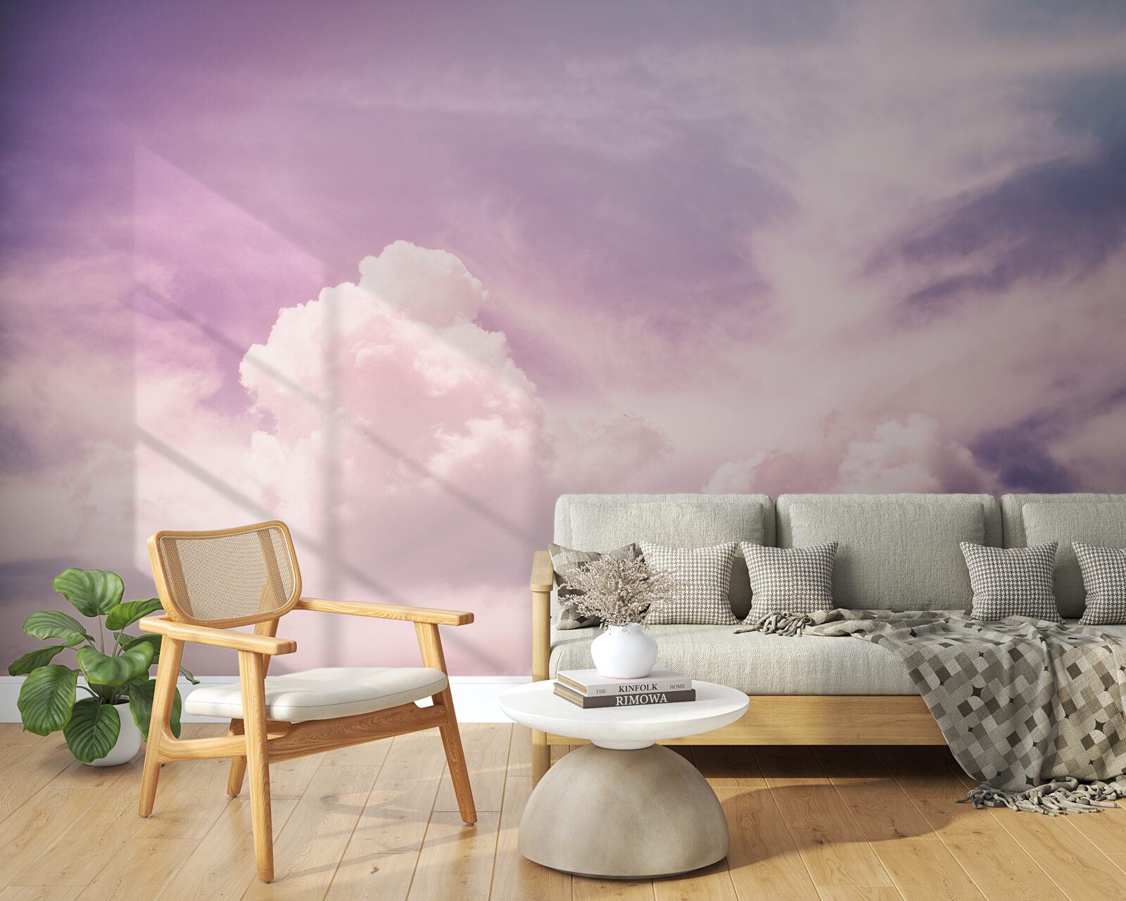 Fototapet cer moale cu nori