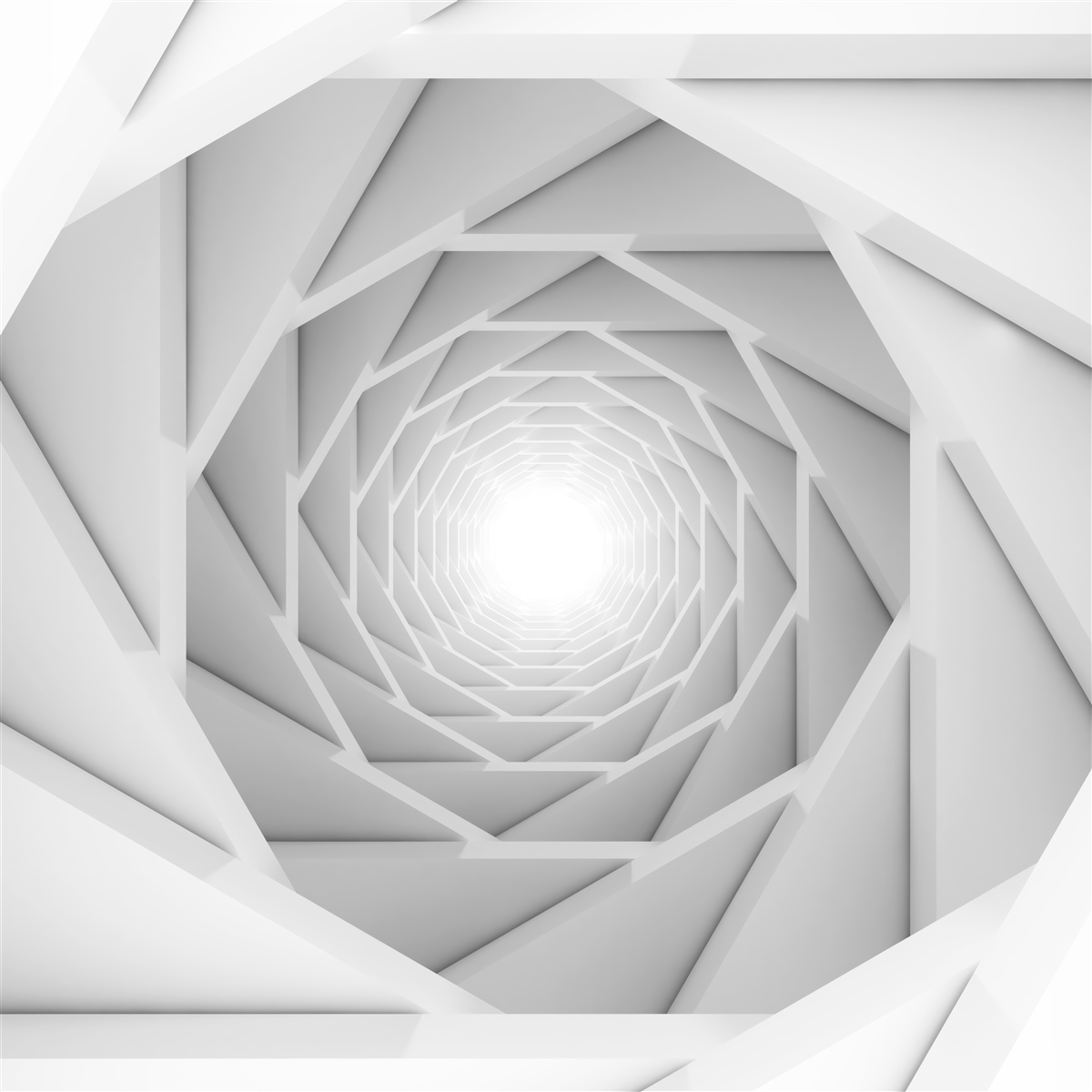 Fototapet pasaj sinuos clar