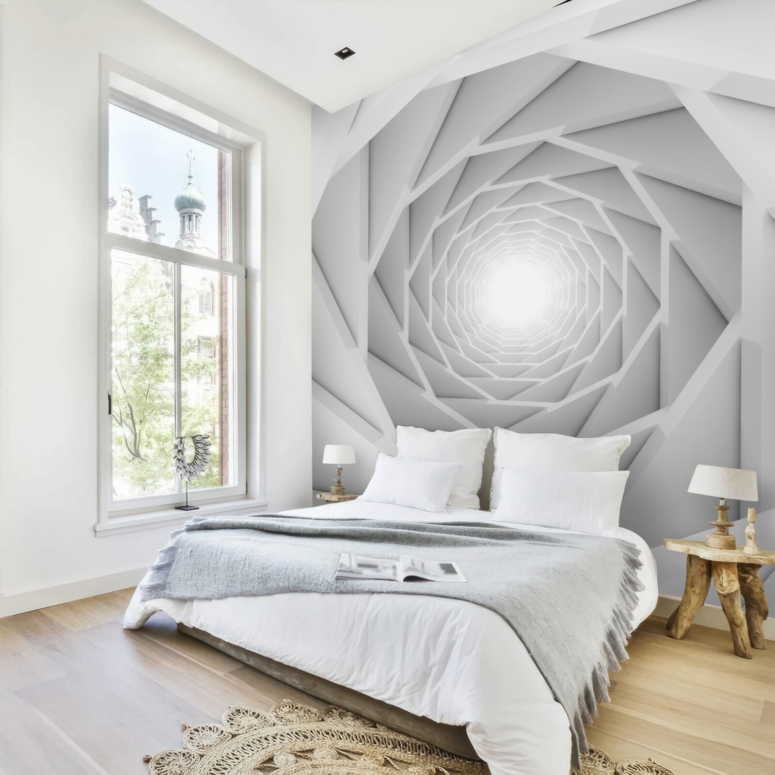 Fototapet pasaj sinuos clar