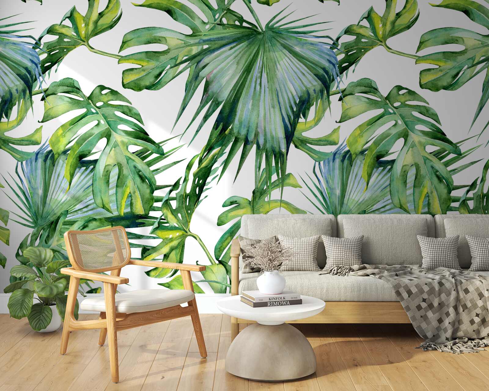 Fototapet varietate mare de plante verzi