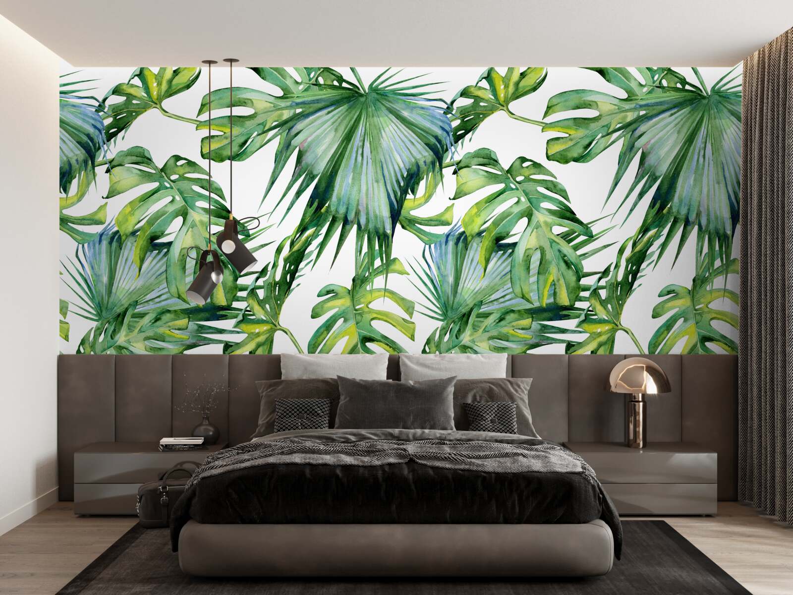 Fototapet varietate mare de plante verzi